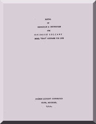 Stinson  SR-8 Reliant Aircraft Inspection Instruction  Manual ,