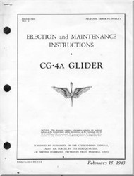 WACO  CG-4A Glider Hadrian  Aircraft Erection and Maintenance Manual