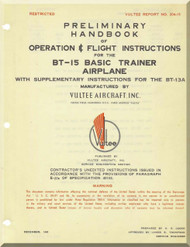 Vultee   BT-15   Preliminary Operating Flight  Instruction   Manual -  ,1941
