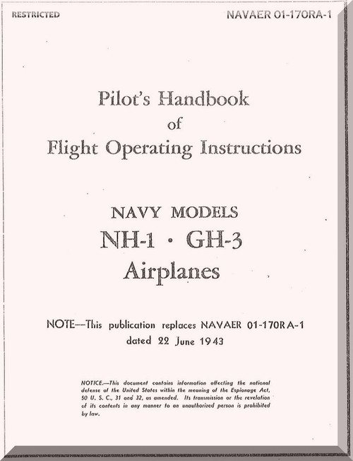 Howard NH-1 GH-3 Pilot's Handbook , 1943als