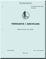 Vultee Vengeance I Aircraft Service Manual AP 2024A Vol. I