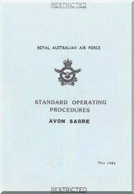 Commonwealth  CA-26 Ca-27  Aircraft  Standard operating procedure  Manual - 1985
