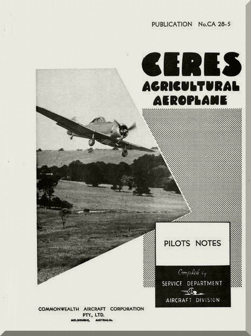 Commonwealth  CA-28  Aircraft  Flight  Manual -  PN CA-28-5