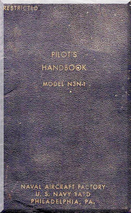 Aircraft ManualNaval Aircraft Factory N2N-1 Pilot Handbook    Report M-4034, - 1938 -
