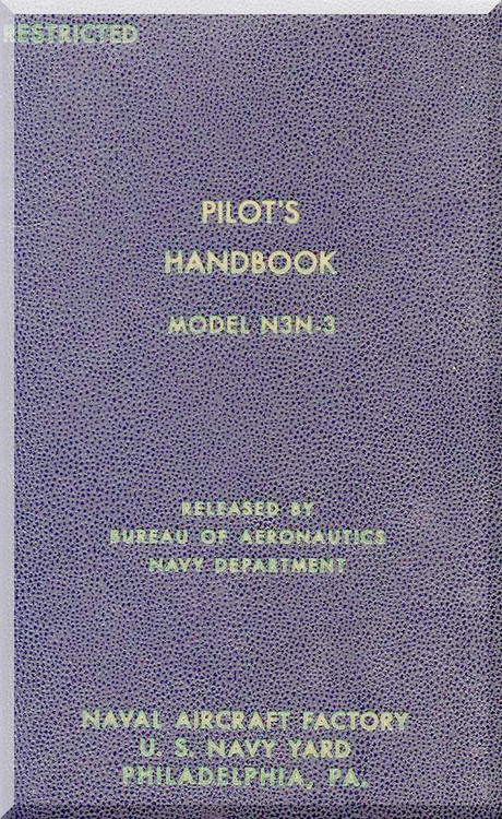 Aircraft Naval Aircraft Factory N2N-1 Pilot Handbook    Report M-4093, - 1940 - Manual