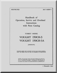 Vought 150CH-3 Model Turret Aircraft  Manual  