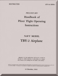 Consolidated TBY-2 Handbook of Pilots Flights Operating instructions  Manual - A. N. 01-5EM-1 ,   1944