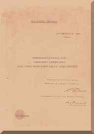 Consolidated LB-30 A Operating and  Flight Instructions  Manual - A.P. 1867A,  01-50EA-1  1941