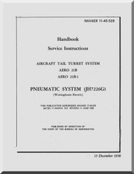 Aircraft Tail Turret  System AERO 21B  Service Manual NAVAER 11-45-529
