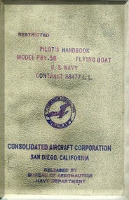 Consolidated PBY-5B,  Pilot's Handbook  Manual -   1944
