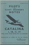 Consolidated Catalina  Aircraft Pilot's Notes Manual