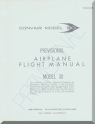 Convair 990 30  Provisional Flight Manual -  CS-61-048
