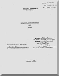 Convair 340 440 Supplement Inspection Documents Manual  , 1986