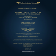 Curtiss P-40 F Service Instructions Manual -T.O 01-25CH-2 - 1942