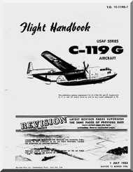 Fairchild C-119 G ,   Flight   Manual TO  01-119G-1 , 1955