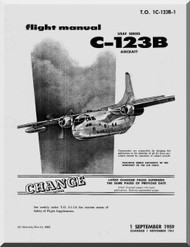 Fairchild C-123 B  ,  Flight Manual TO  01-123B-1 , 1959