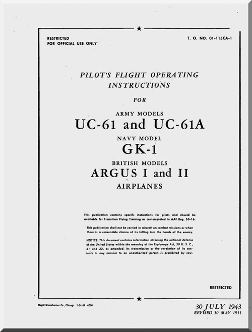 Aircraft Flight Manual