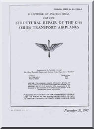 Fairchild C-61  ,  Structural Repair Manual TO  01-115CA-3 , 1942