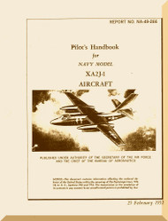 North American Aviation XA2J-1  Aircraft Pilot's Handbook  Manual -   01-49-266 , 1952