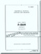 North American Aviation F-86 H Aircraft Illustrated Parts Catalog Manual - T.O. 1F-86H-4 , 1956 Aircraft Parts Catalog Manual