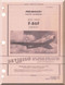North American Aviation F-86 F Aircraft Preliminary Flight Manual - 01-60JLD-1 - 1952Aircraft Flight Manual