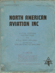 North American Aviation B-25 D Aircraft Special Ferrying Instructions Manual