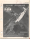 North American Aviation F-51 H Aircraft Flight Handbook Manual - TO 0F-51H-1 - 1954