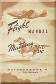 North American Aviation P-51 B C  Aircraft  Flight Manual - NA-5740