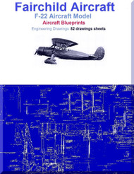 Fairchild F-22 Aircraft Blueprints Engineering Drawings - Download