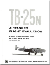 North American Aviation TB-25N  Aircraft AirTanker Flight Evaluation Manual