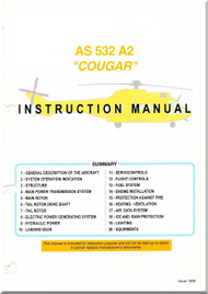 Aerospale  AS 532 A2  Helicopter Instruction Training  Manual