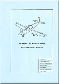 Aermacchi M-290 TP Redigo Aircraft Flight  Manual, ( English Language ) 