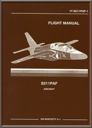 Aermacchi  / SIAI Marchetti S.211 PAF Aircraft Flight  Manual, ( English Language ) 