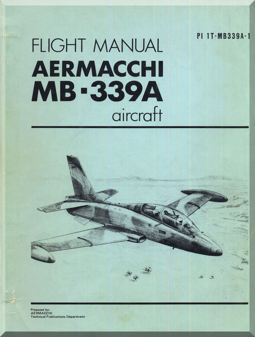 Aermacchi MB-339 A Aircraft Flight Manual - 1984