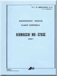 Aermacchi M- 326 GC Aircraft Maintenance  Manual - Flight Control ( English Language ) 