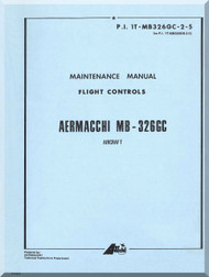 Aermacchi MB- 326 GC Aircraft Maintenance  Manual - Flight Control ( English Language )