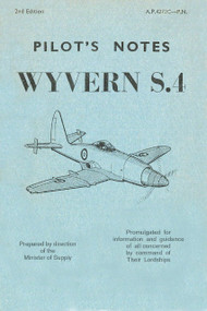 Westland Wyvern S.4  Aircraft  Pilot's Notes Manual 