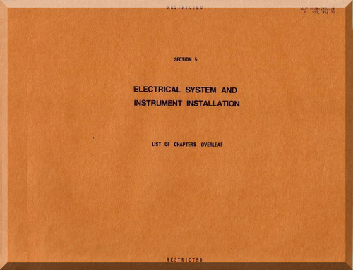 Percival Jet Provost   Aircraft  Maintenance  Manual -  Electrical