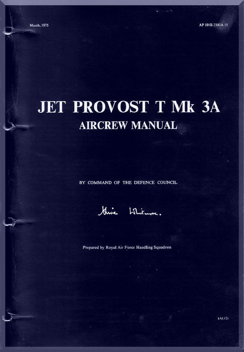Percival Jet Provost T  Mk.3A  Aircraft  Aircrew  Manual