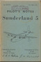 Short Sunderland 5 Aircraft Pilot's Notes Manual - AP 1566- PN 