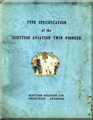 Scottish Aviation Twin Pioneer  Aircraft  Type Specification  Manual 