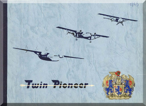 Scottish Aviation Twin Pioneer  Aircraft  Promotional Brochure Manual