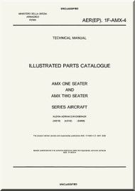 Aermacchi AMX Aircraft Illustrated Parts Catalog Manual, ( English Language ) AER. 1F-AMX-4 (v