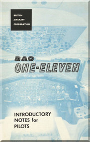 BAe BAC 1-11 Series 400 Aircraft  Introdution Pilot's Notes  Manual  