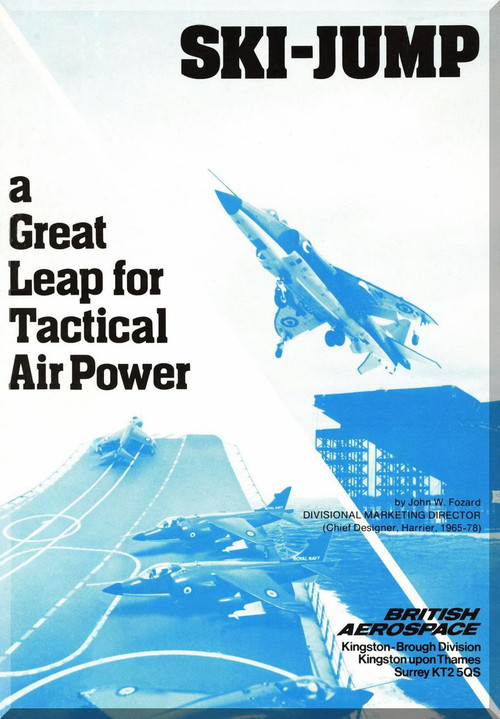 BAe / Hawkker Siddely Harrier  Sky Jump Aircraft  Technical Brochure Manual  - 1979