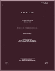 Bae / Scottish Aviation . Beagle Bulldog  T. MK.1  Aircraft Illustrated Parts Catalog Manual