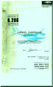 Beagle B.206 Aircraft Wiring Diagrams Manual