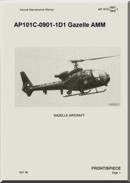 Westland Gazelle ASH Mk1 Helicopter Basic Maintenance AP101C-0901-1D1