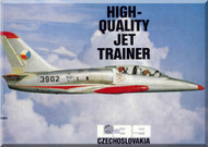 Aero Vodochoy L-39  Aircraft  Brochure Manual