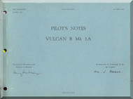A. V. Roe Avro Vulcan B  Mk.1A  Aircraft Pilot's Notes Manual